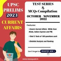 Current Affairs  Compilation / Test Series - October - November 